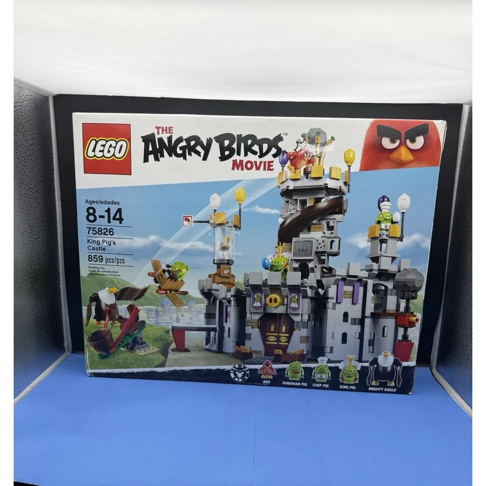 LEGO 75826 Angry Birds Movie King Pig's Castle Retired w/Box – Read Description